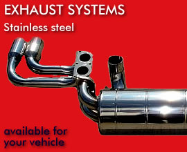 Stainless steel exhausts